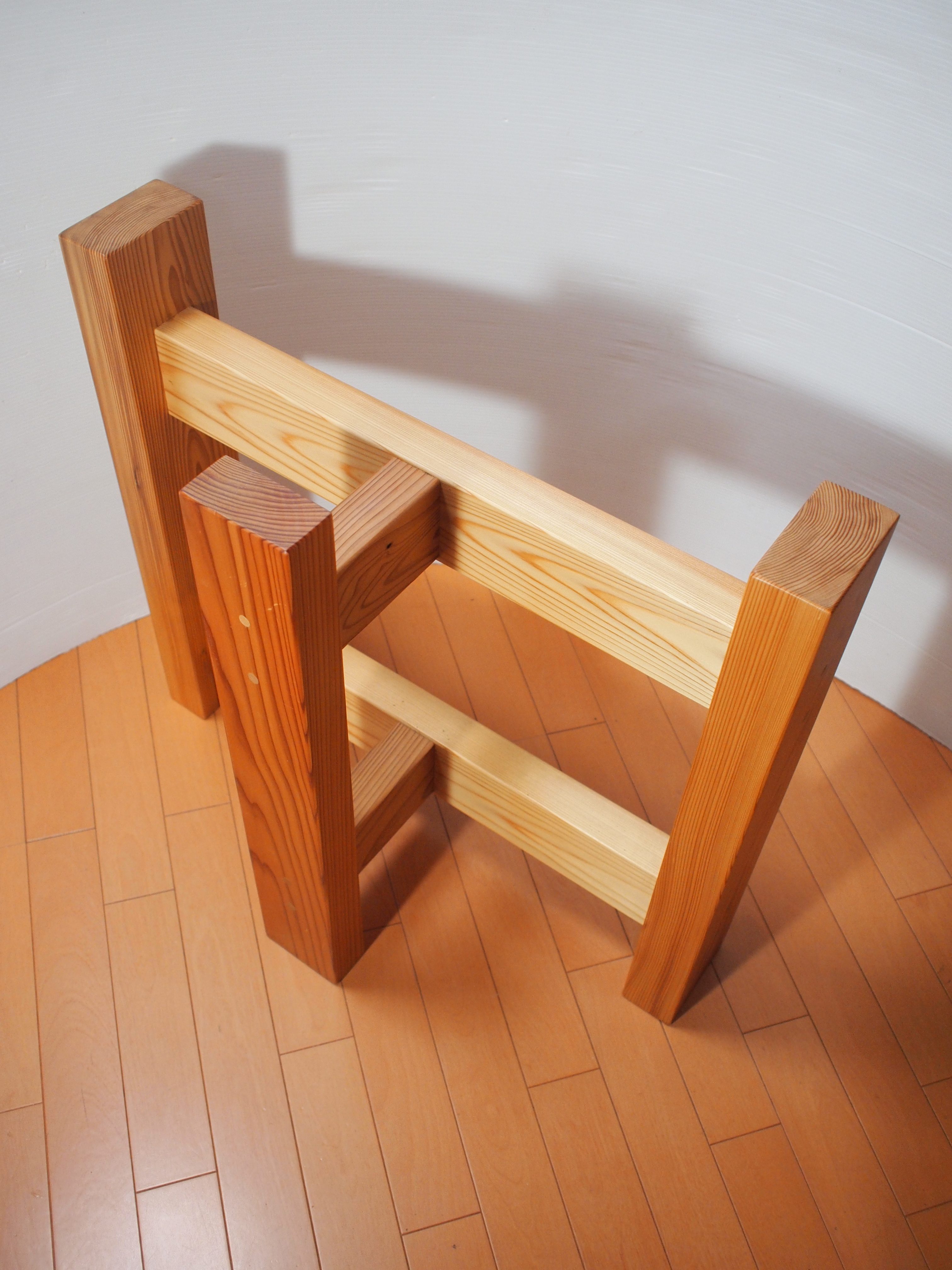 一枚板兼用脚（テーブル、座卓用） | あきたの材木屋