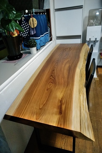 天然杉天板 DIY材/一枚板/テーブル/カウンター材/机/カウンターテーブル-