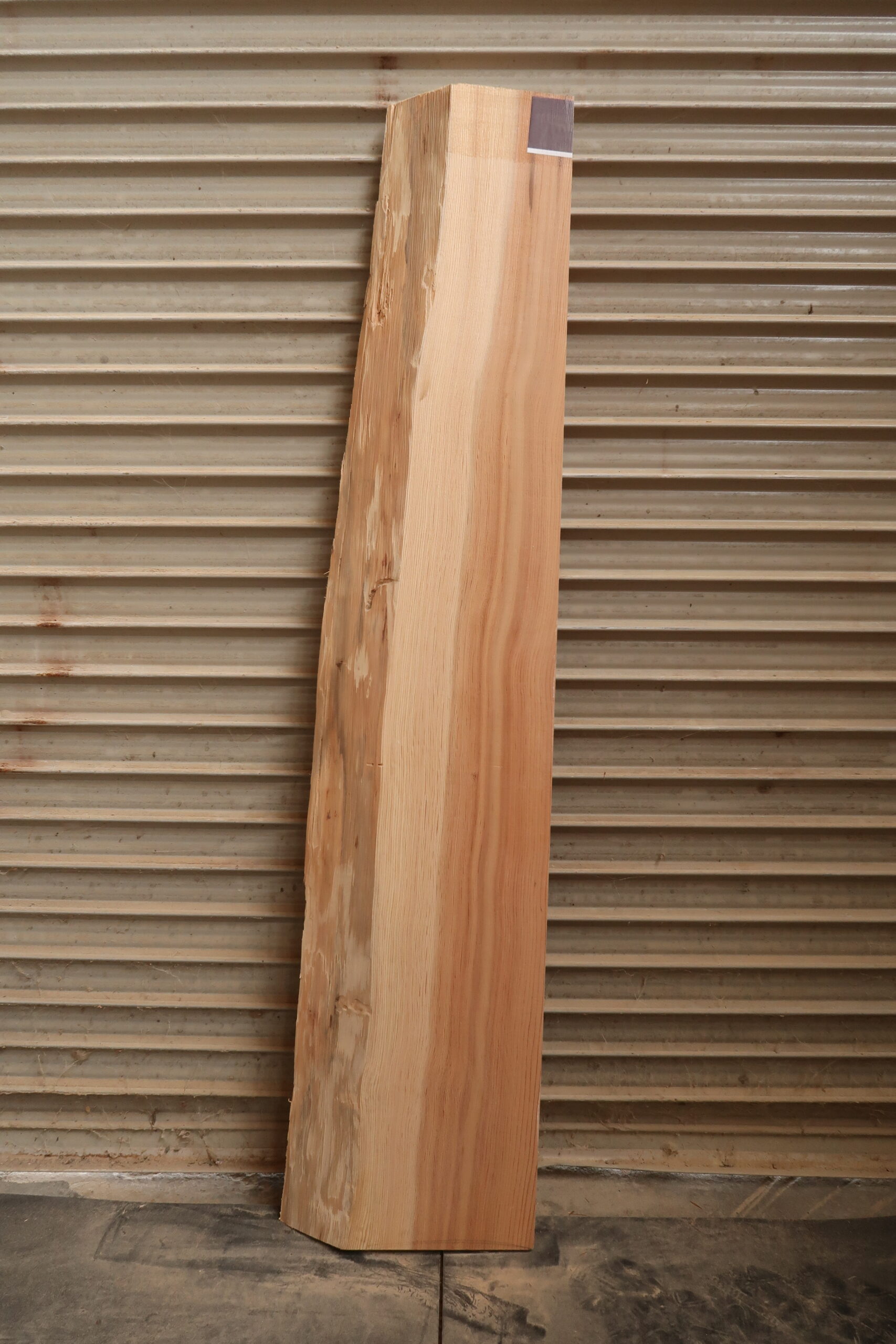 天然杉 無垢材 一枚板 天板 厚2.5〜3.0cm×巾43.5〜49cm×長167.5cm テーブル カウンター DIY送料無料 工場直送 - 3