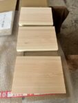 S様からコメントを頂きました。ヒノキまな板3枚